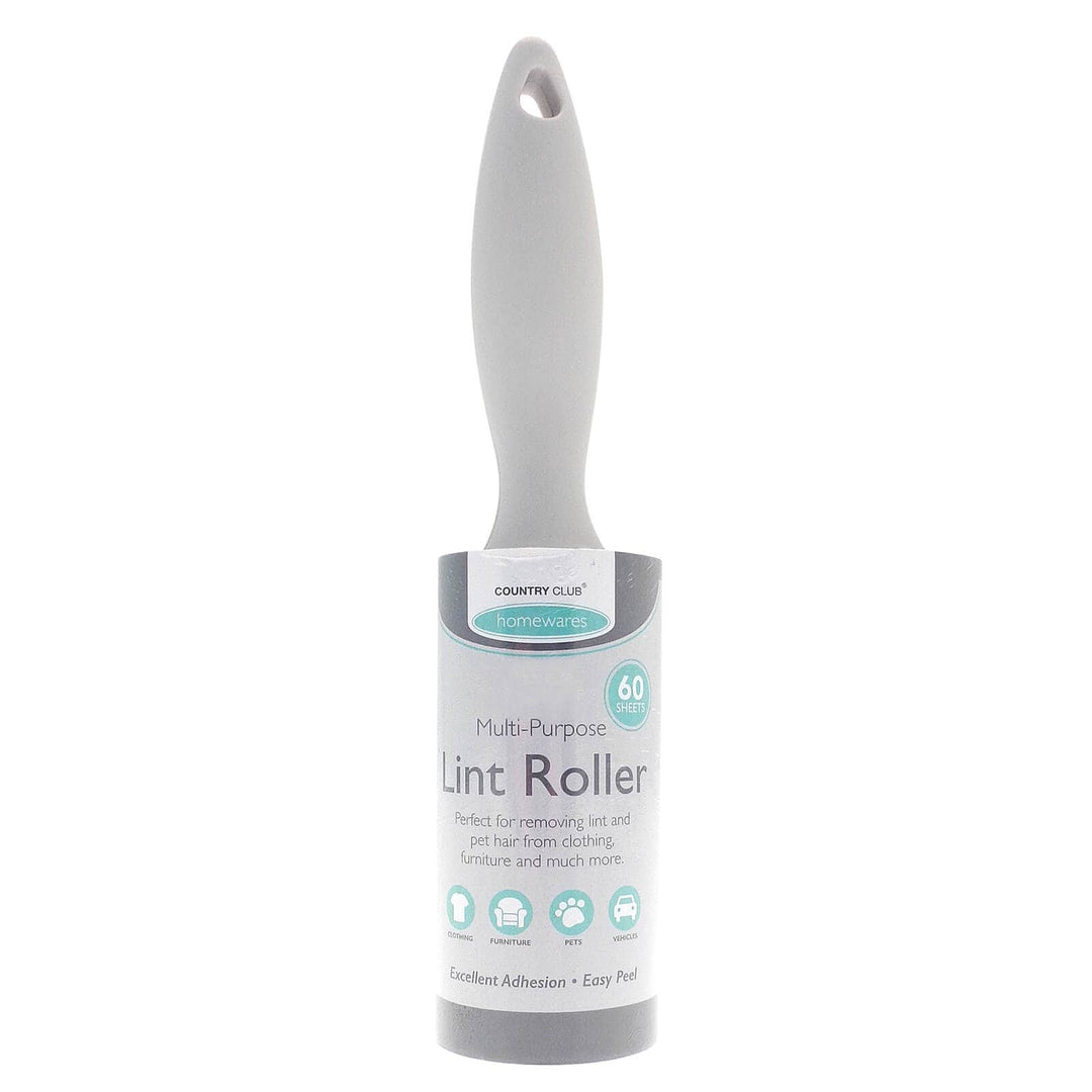 Multi-purpose lint roller with 60 adhesive sheets