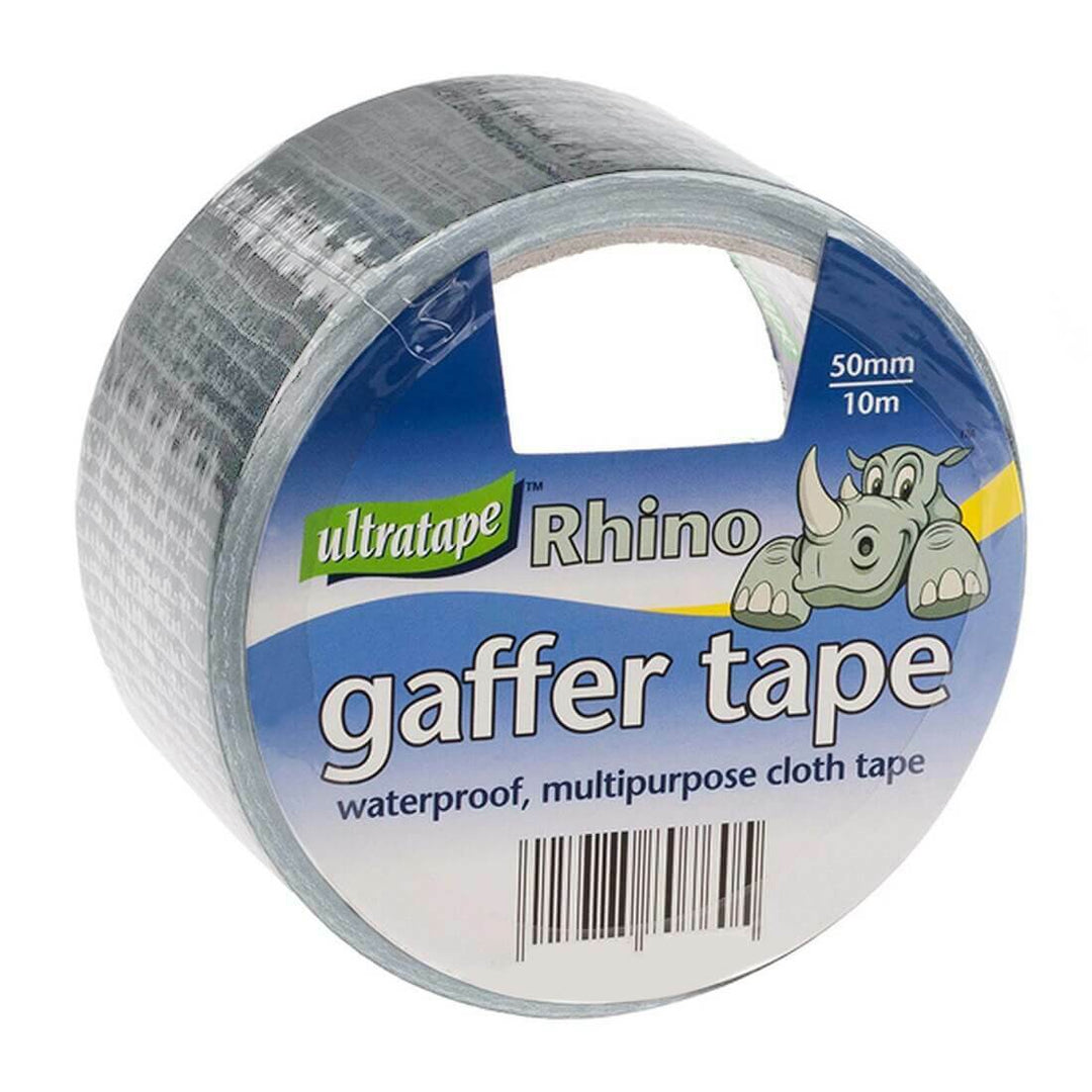 Ultratape Rhino Cloth Gaffer Tape Silver 50mm x 10m