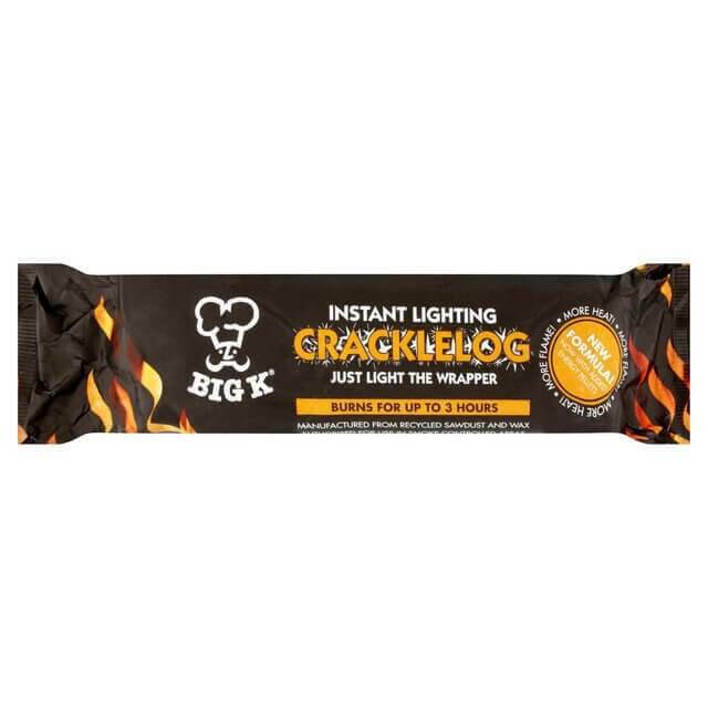 Big K Instant Light The Wrapper Cracklelog Camp Fire Pit Fuel