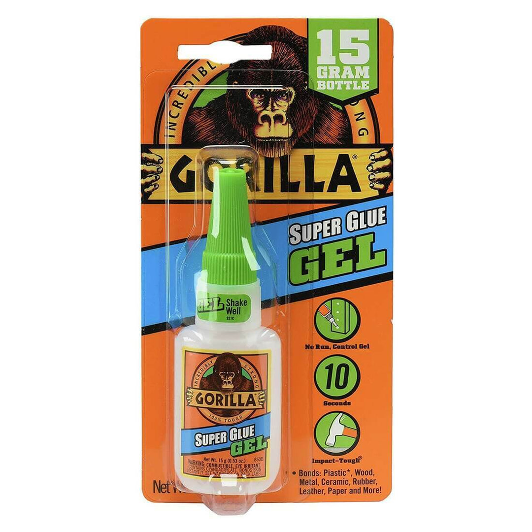 Gorilla Super Glue Gel 15g - Impact Tough - Fast Setting!