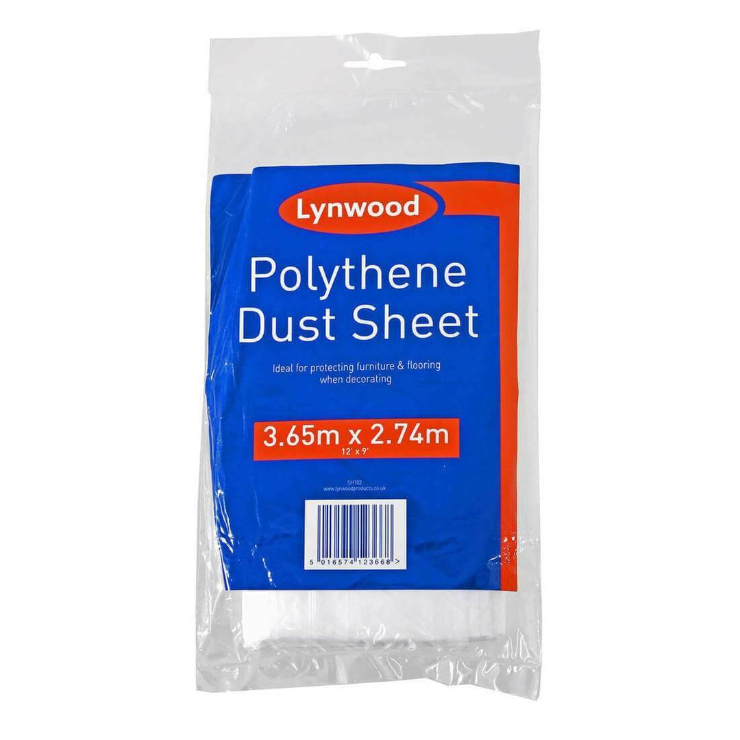 Lynwood Dust Sheet Polythene Decorating Cover 3.65 x 2.75m