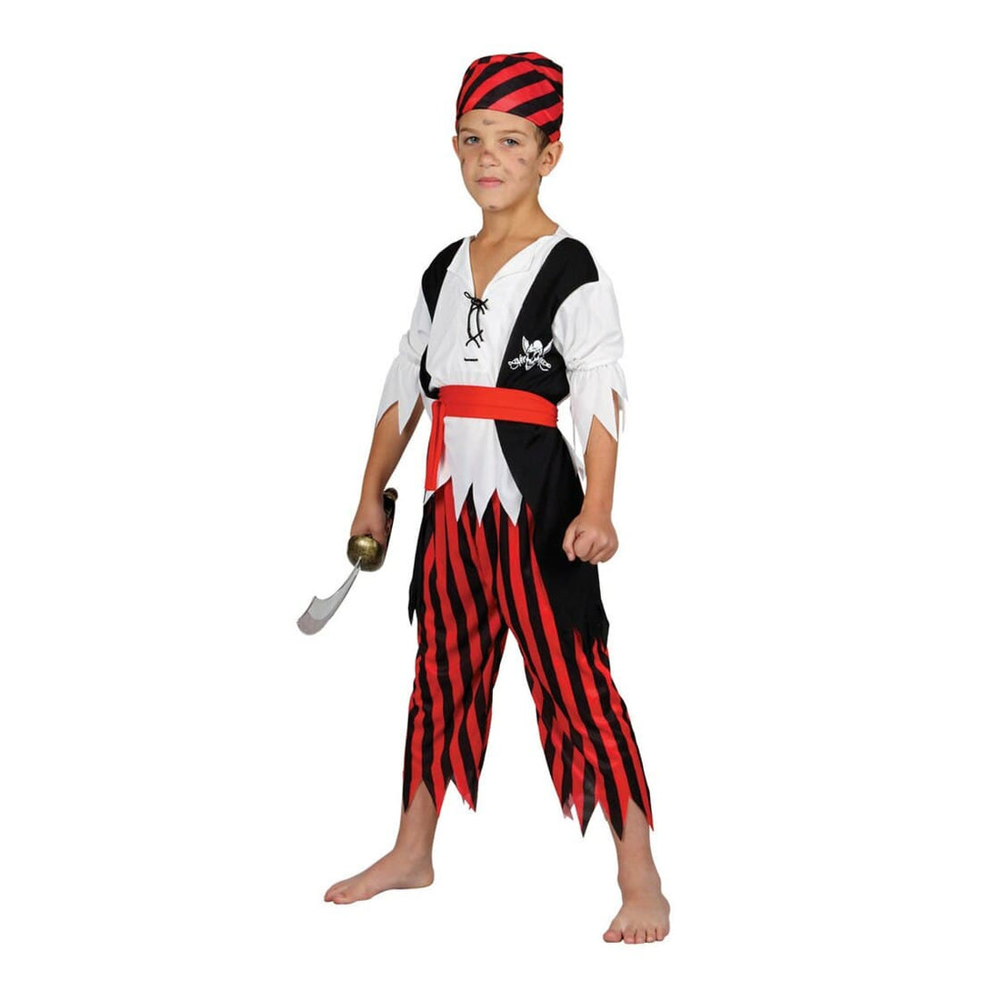 Boys Shipwreck Pirate Fancy Dress Halloween Costume L (8-10 years)