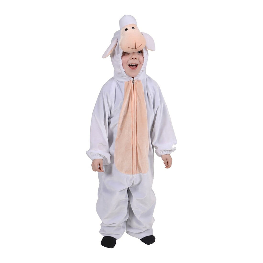 Kids Little White Lamb Fancy Dress Halloween Party Costume L (7-8 years)