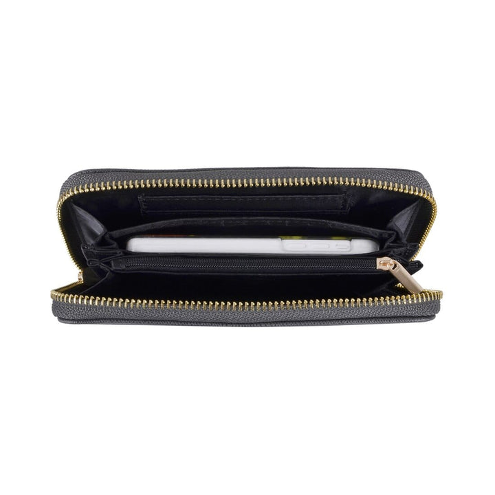 Womens Purse Classic Britt Faux Leather Clip On Wrist Strap