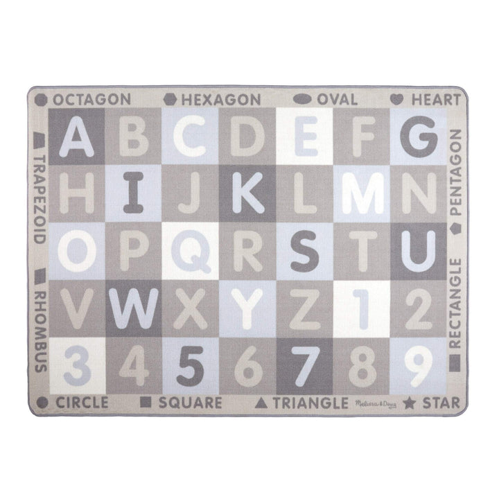 Melissa &amp; Doug Jumbo Activity Rug Educational ABC 123 Playing Cards