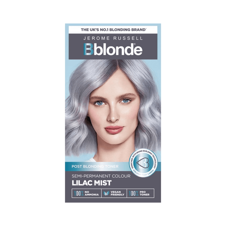 front view of hair dye kit - lilac mist semi permanent hair dye colour