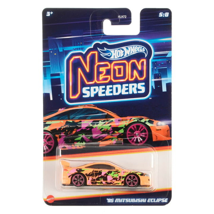 Mitsubishi Eclipse Hot Wheels Neon Speeders die-cast car
