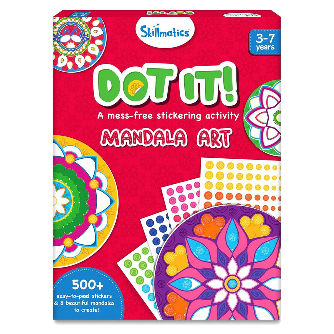 Skillmatics Dot It Mandala Art sticker activity set