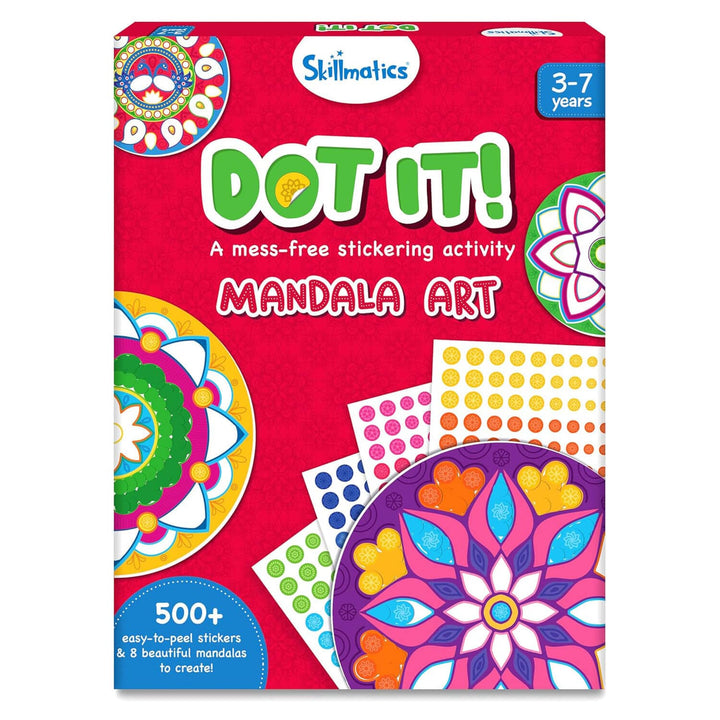 Skillmatics Dot It Mandala Art sticker activity set