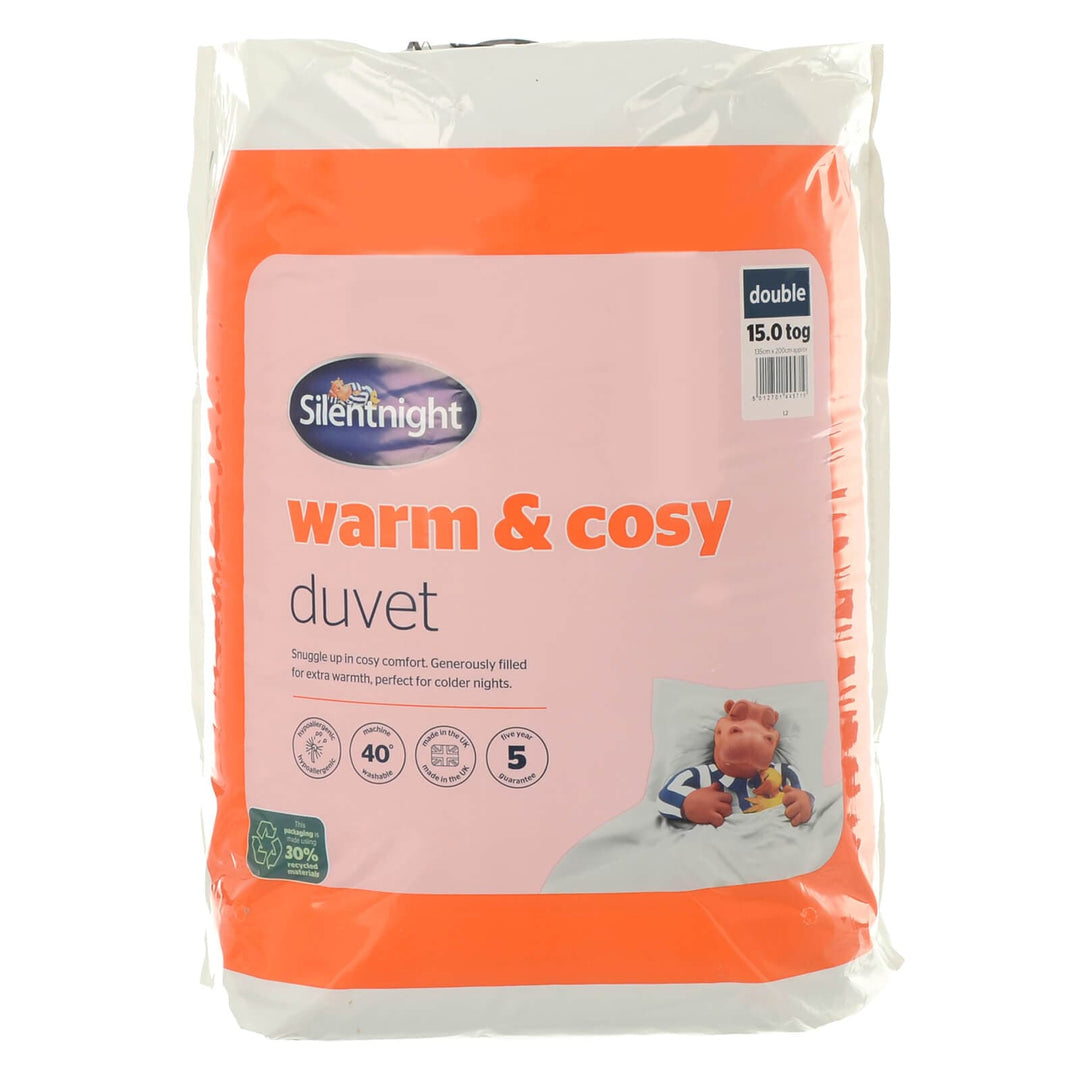 Silentnight warm and cosy 15.0 tog double size winter quilt