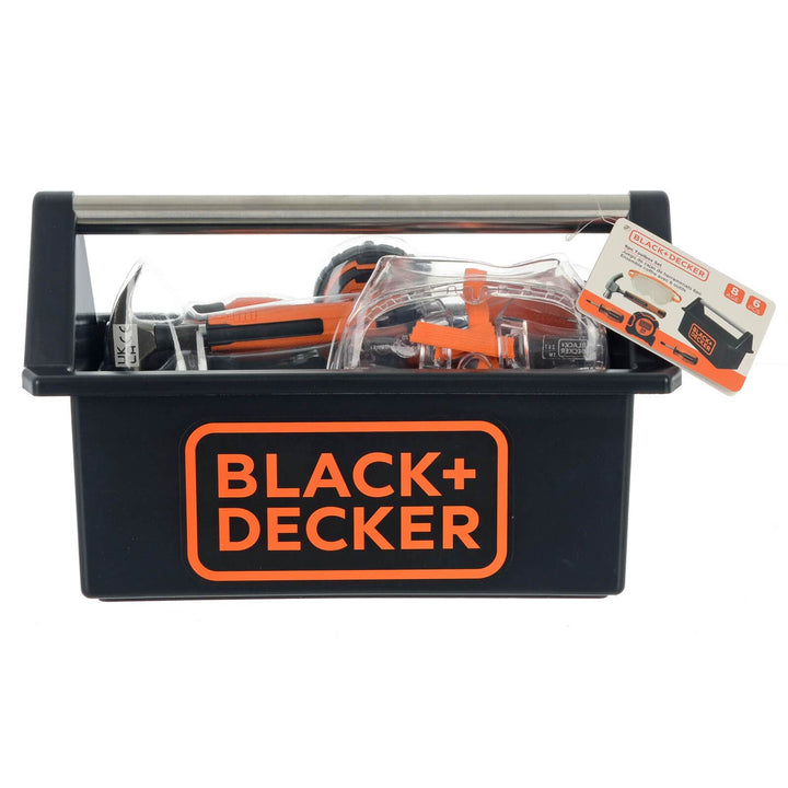 Black + Decker toolbox with kids tools for DIY play
