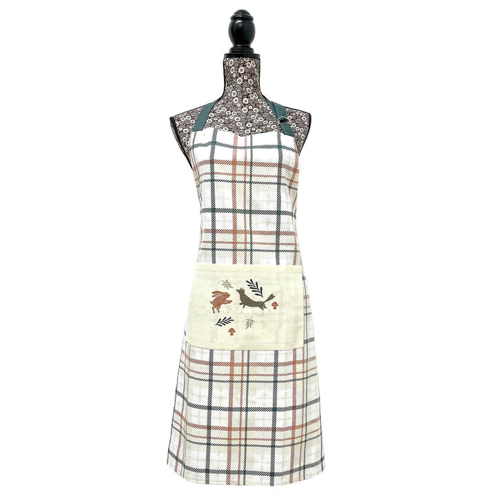 Woodland design and check pattern chef&