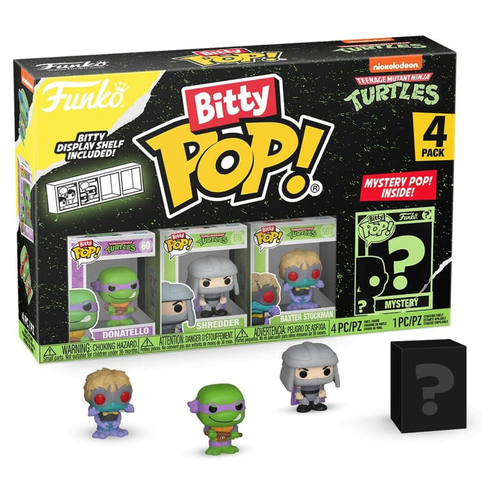 Funko Bitty Pop! Teenage Mutant Ninja Turtles 4-pack with packaging