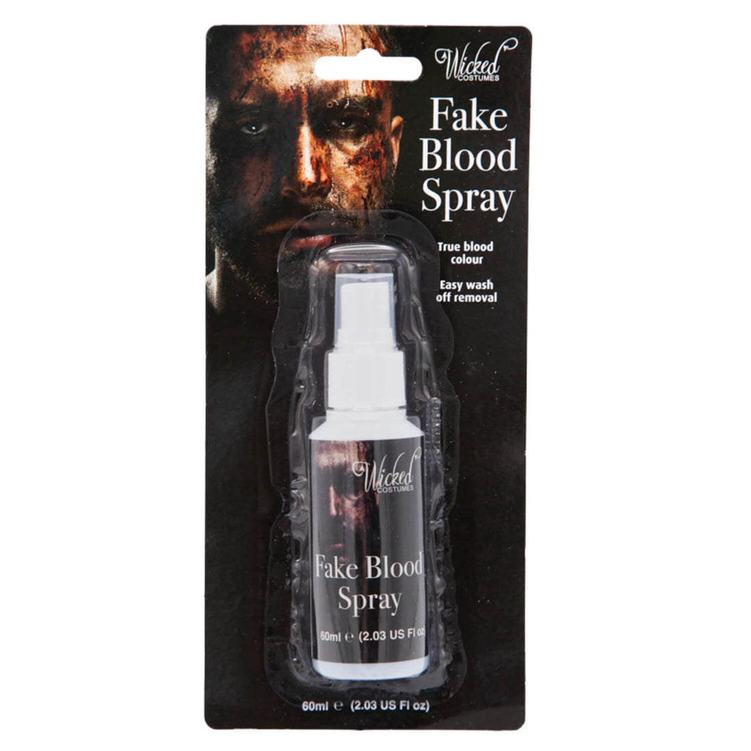 Fake Blood Spray bottle on carded packaging