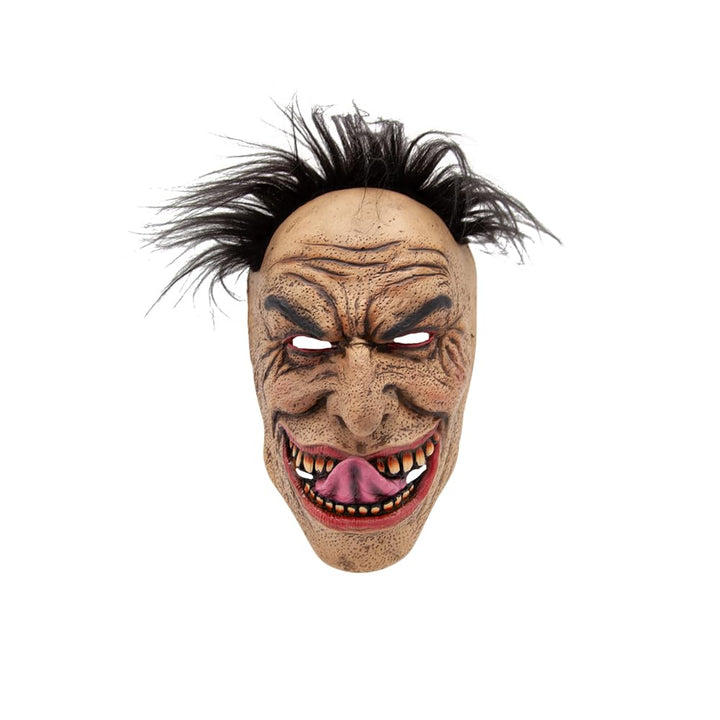 Adults Smiling Freak Latex Face Mask Halloween Horror Zombie