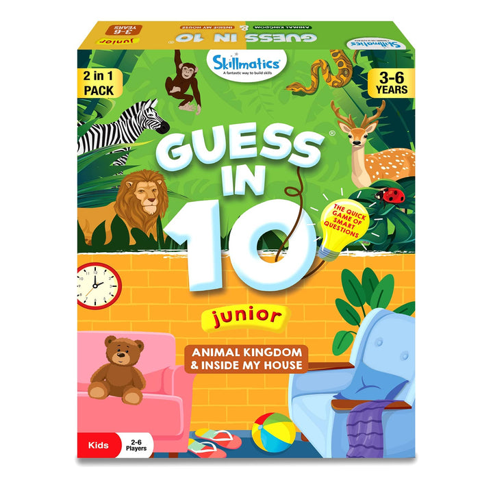 Junior Guess in 10 Questions 2 in 1 Pack Animals & House Age 3+
