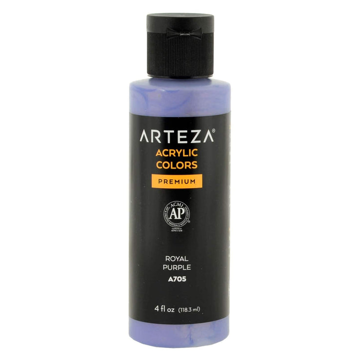 Bulk Pack of 12 Arteza Iridescent Acrylic Paint A705 Royal Purple 118ml