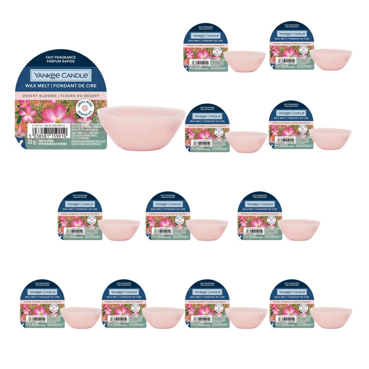 Bulk Pack 12 Desert Blooms Yankee Candle Scented Wax Melts Fragrance