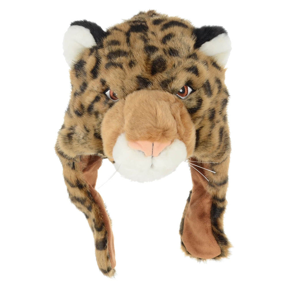 Leopard design trapper hat for children