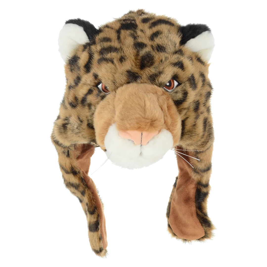Leopard design trapper hat for children