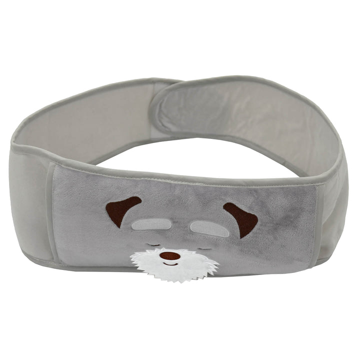 Grey belt with dog design pocket at the front