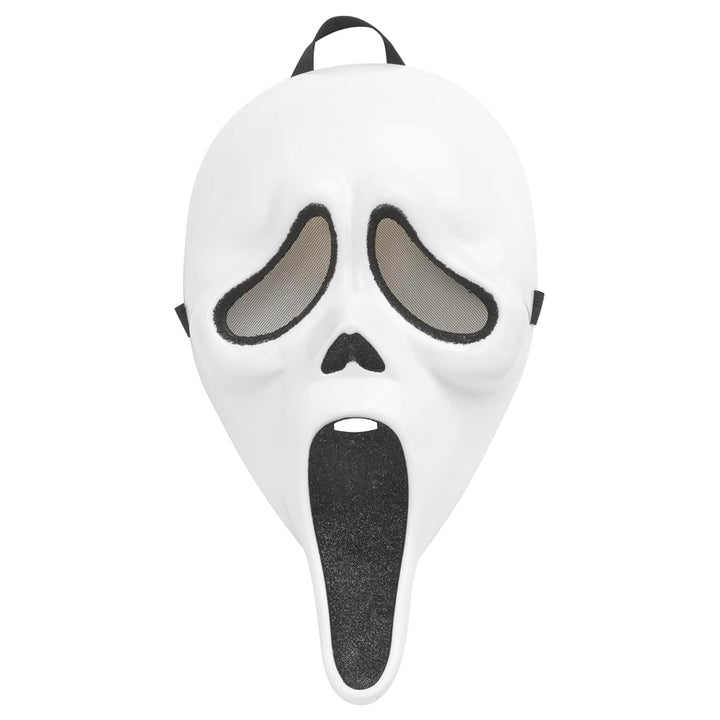 Ladies 30th Anniversary Ghost Face Costume Glittering Black Dress