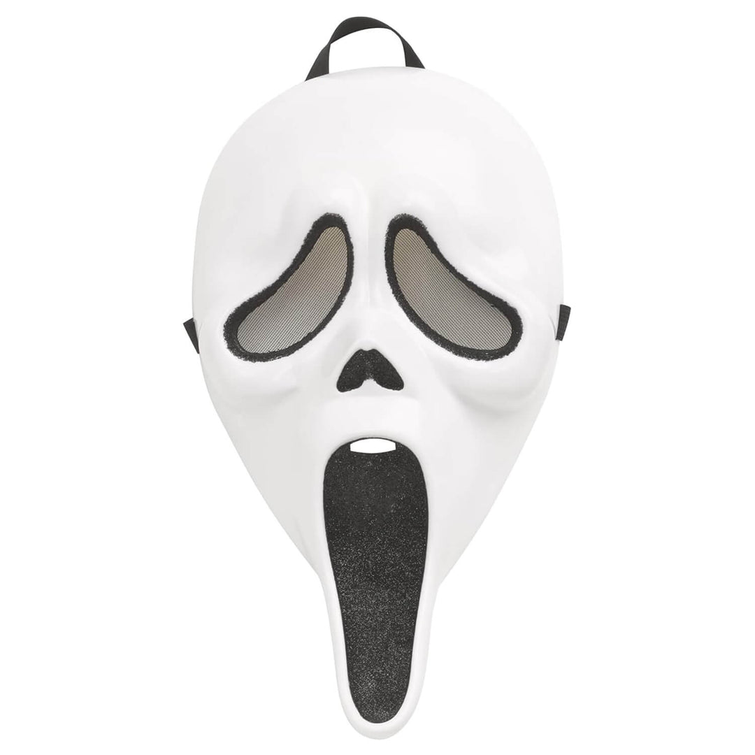 Ladies 30th Anniversary Ghost Face Costume Glittering Black Dress