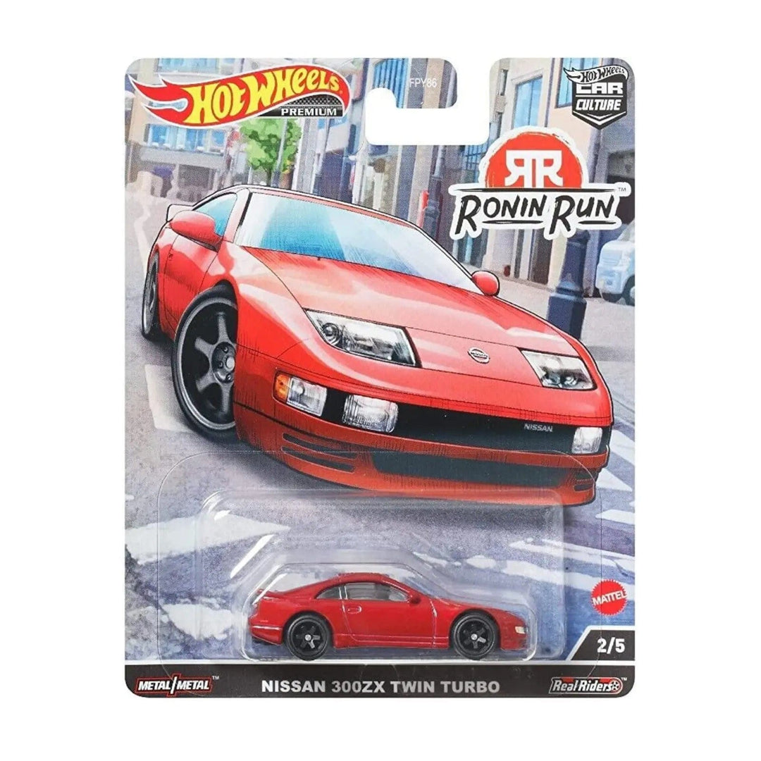 Hot Wheels car culture Ronin Run Red nissan 300ZX twin turbo die-cast car