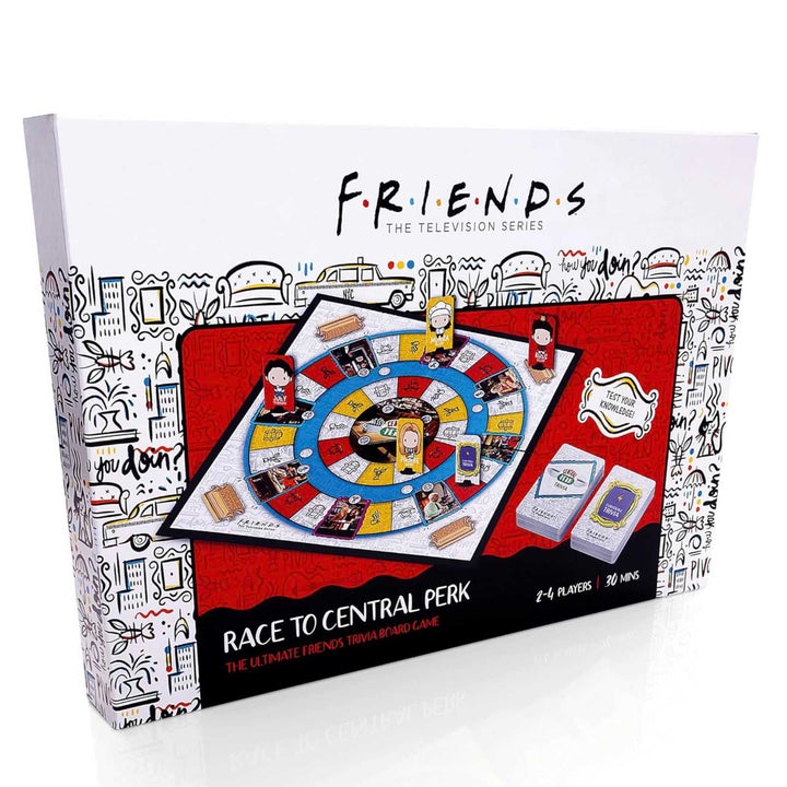 FRIENDS Race To Central Perk Trivia Card and Board Game