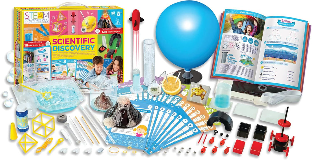 Explore Over 40 Fun STEAM Experiments with 4M Science Discovery Kit for Kids