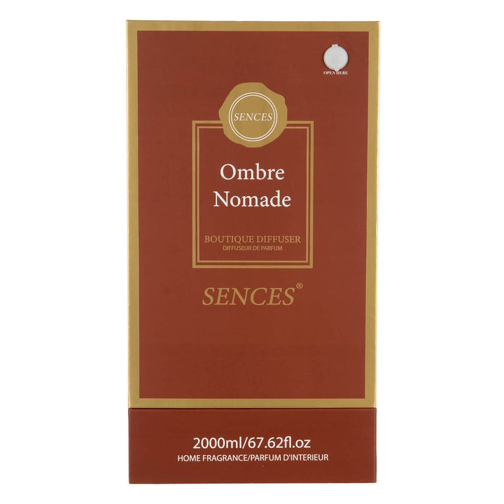 Ombre Nomade scented 2000ml reed diffuser in gift box packaging
