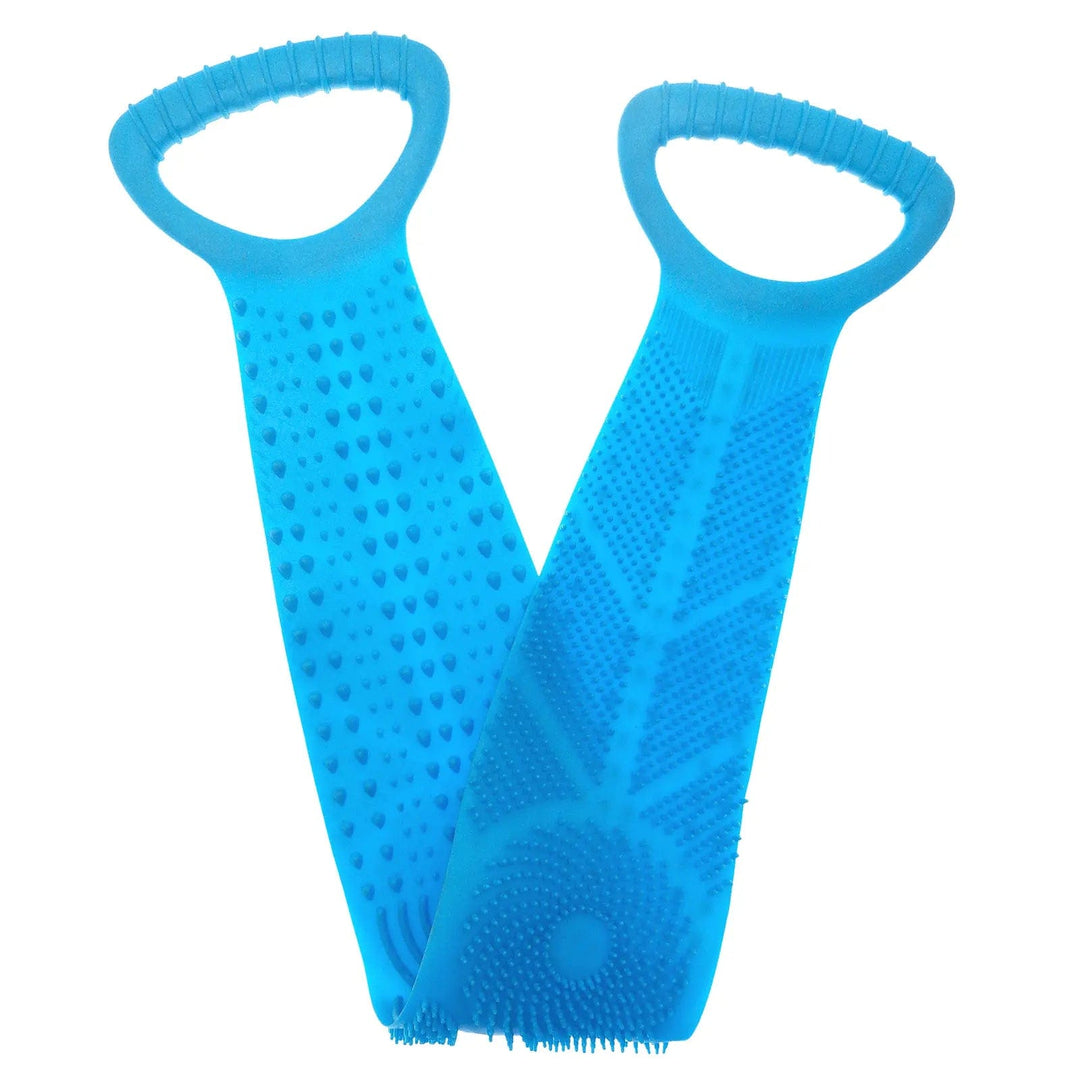 Blue back scrubber massager with handles