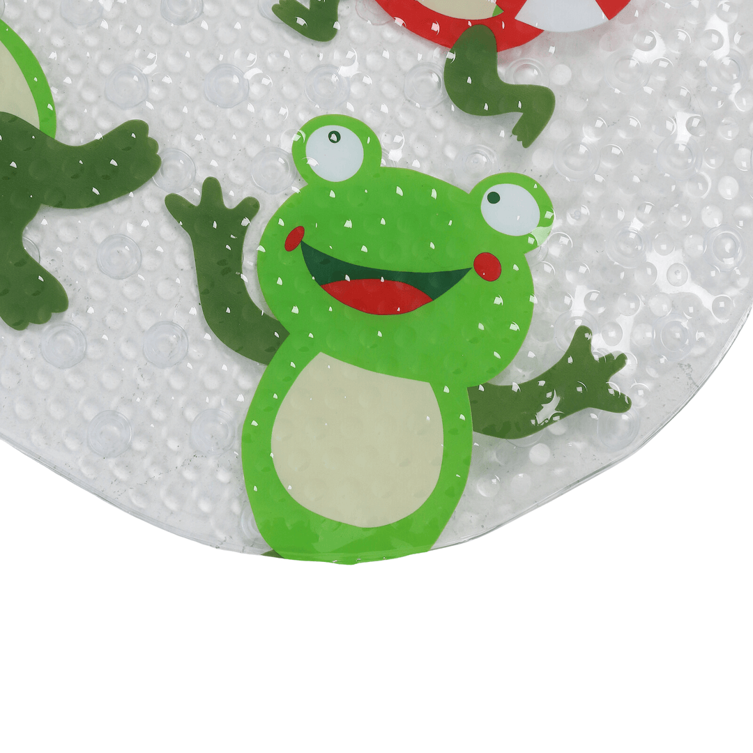 Kids Fun Bath Mat Animal Non Slip PVC Suction Cups 60 x 39cm