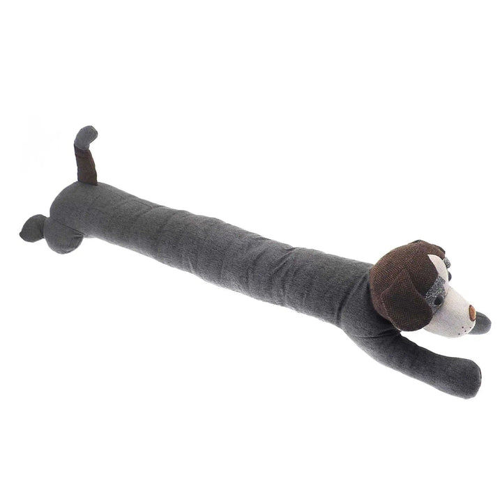 Dark grey Jack Russell design draught excluder