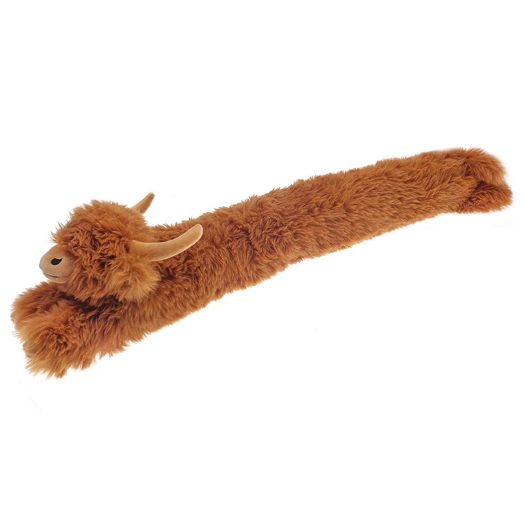 Highland cow design novelty draught excluder