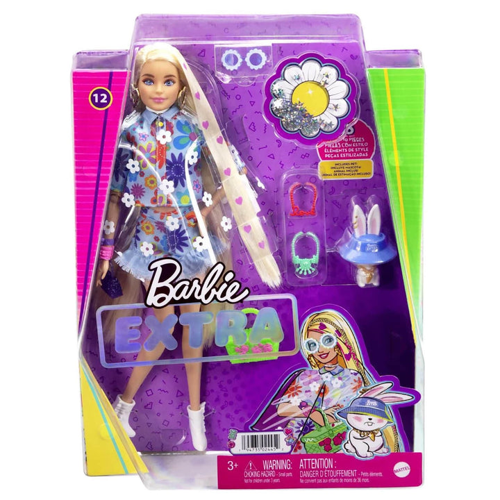 Barbie Extra Fashion Doll With Pet & 15 Styling Accessories 12. Daisy