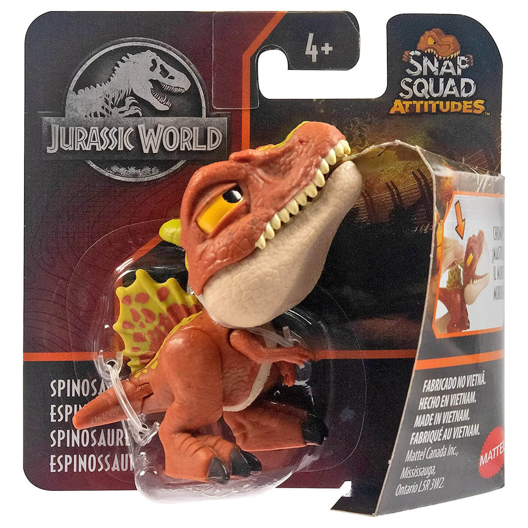 Jurassic World Snap Squad Attitudes Collectible Dinosaur 8cm Spinosaurus