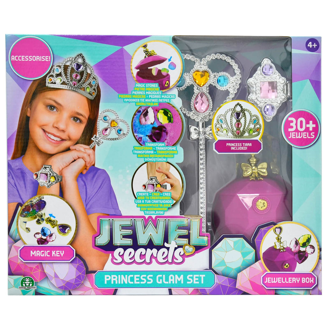 Jewel Secrets Princess Glam Set Magic Stones Create 30+ Jewels