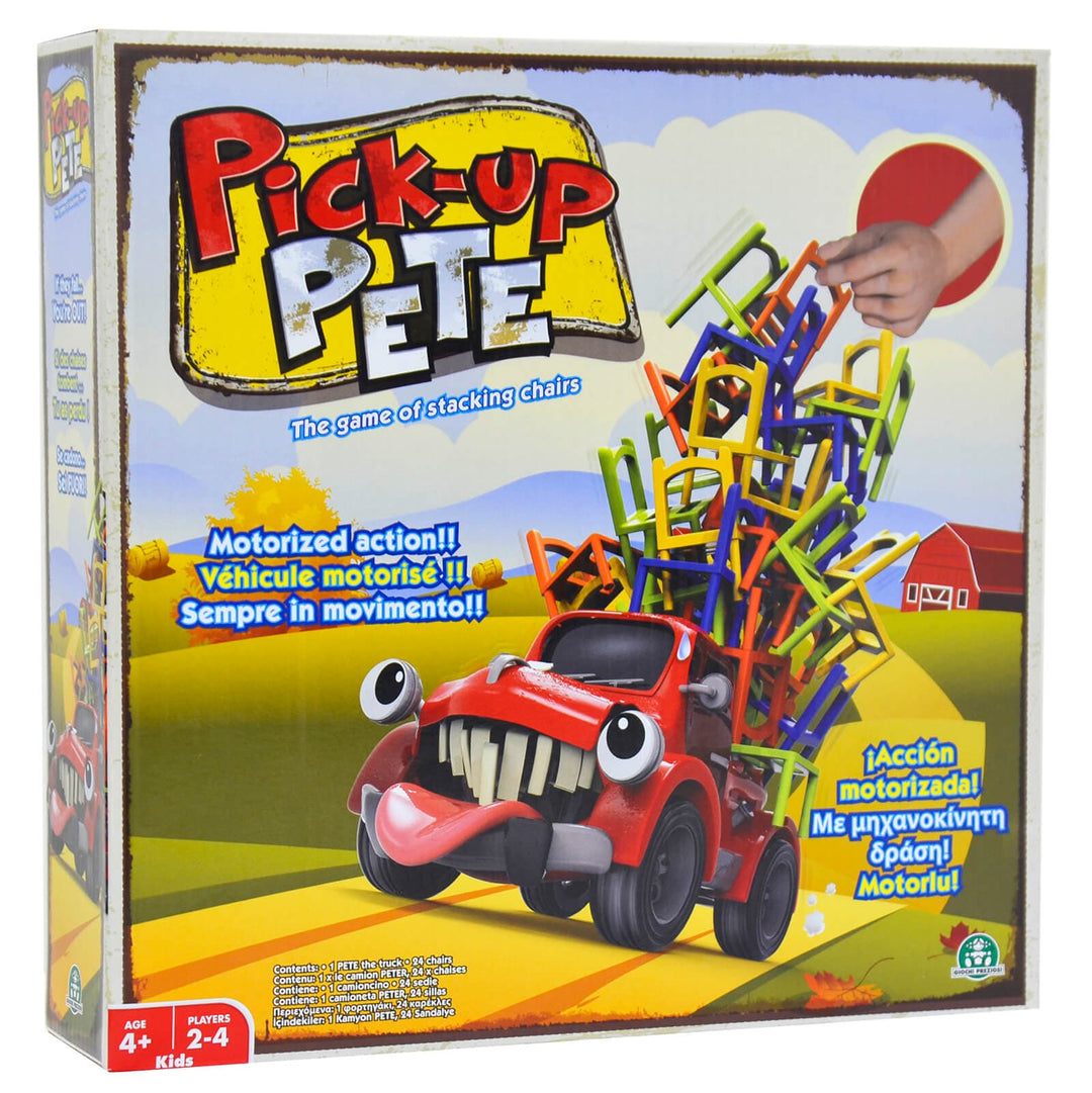 Pick-Up Pete Game Stacking Chairs Motorised Truck Family Fun