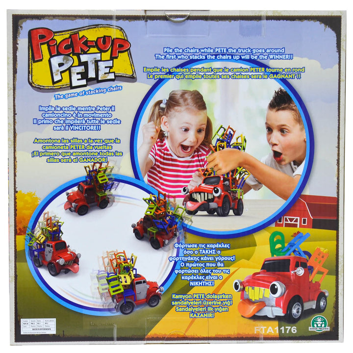 Pick-Up Pete Game Stacking Chairs Motorised Truck Family Fun