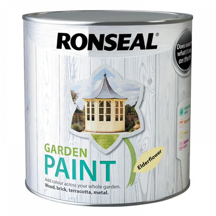 Ronseal Garden Paint Waterproof Exterior Wood Metal Brick Stone