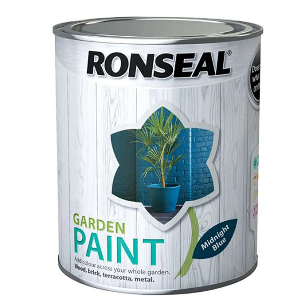 Ronseal Garden Paint Waterproof Exterior Wood Metal Brick Stone