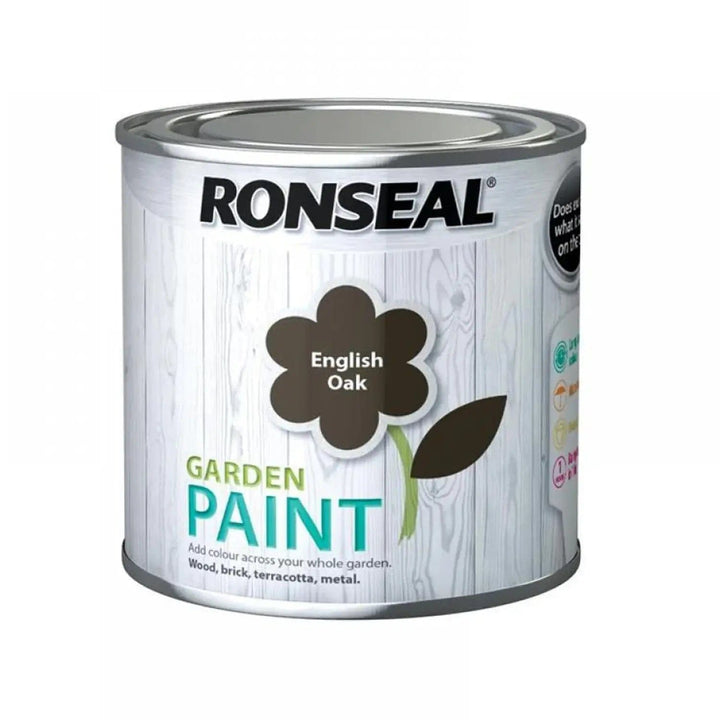 Ronseal Garden Paint Waterproof Exterior Wood Metal Brick Stone