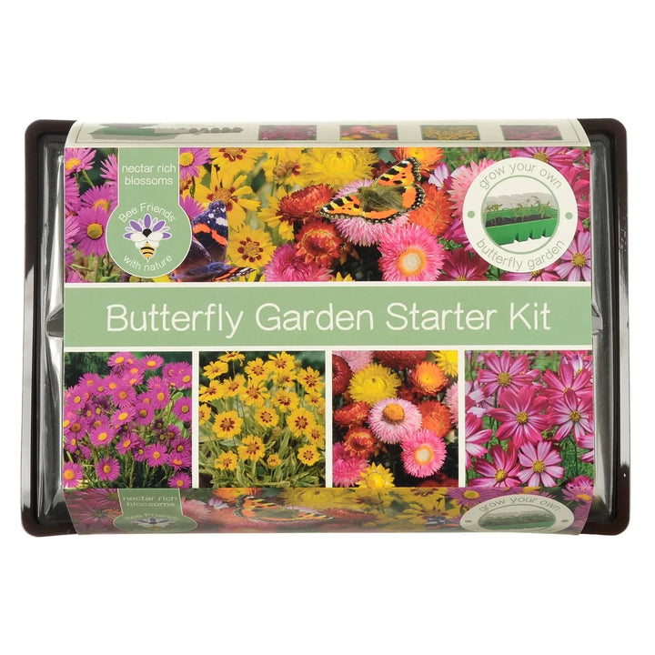 Top view of the gift pack sleeve on a Butterfly Garden Starter Kit