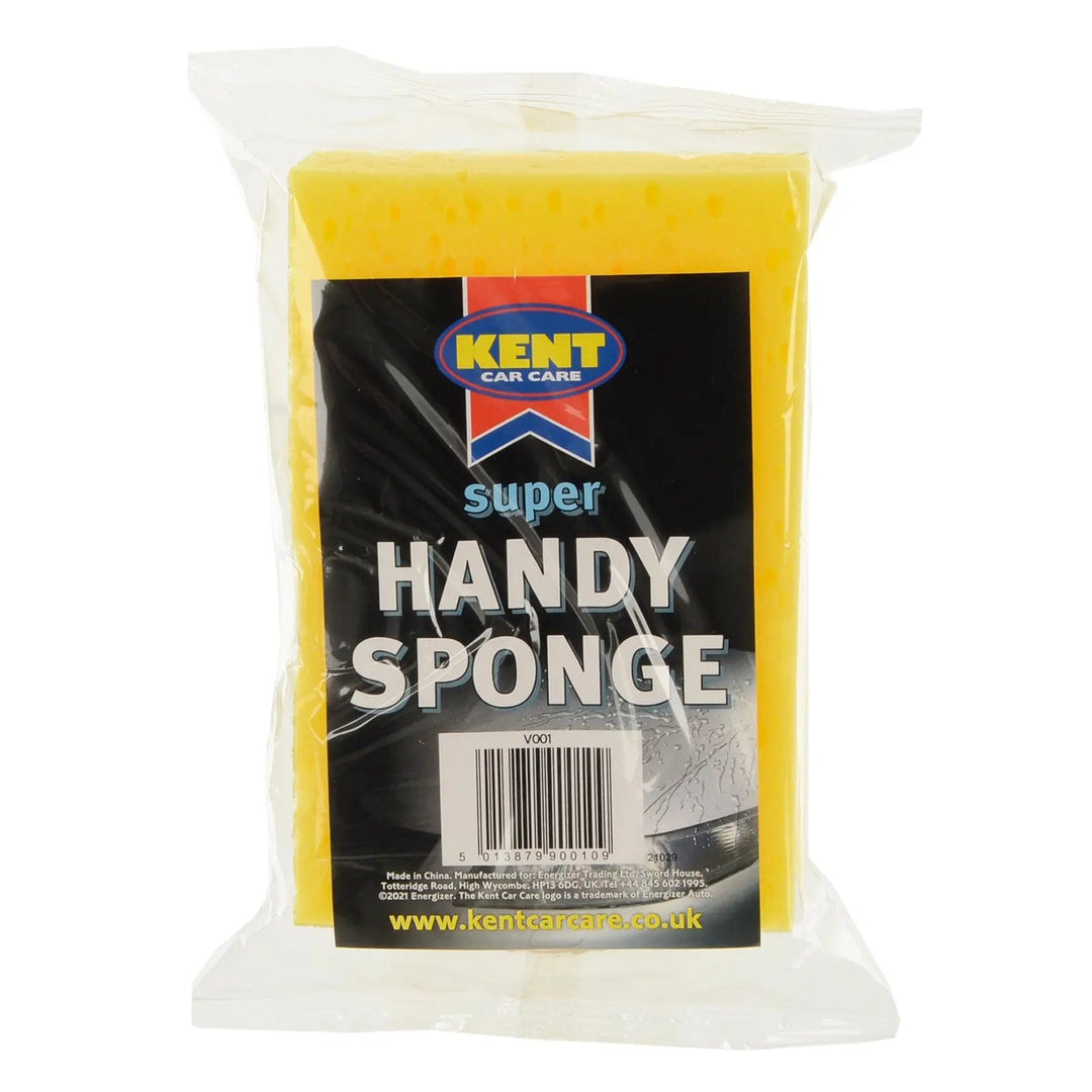 Big yellow super handy sponge fro Kent Car Care for vehicle washing