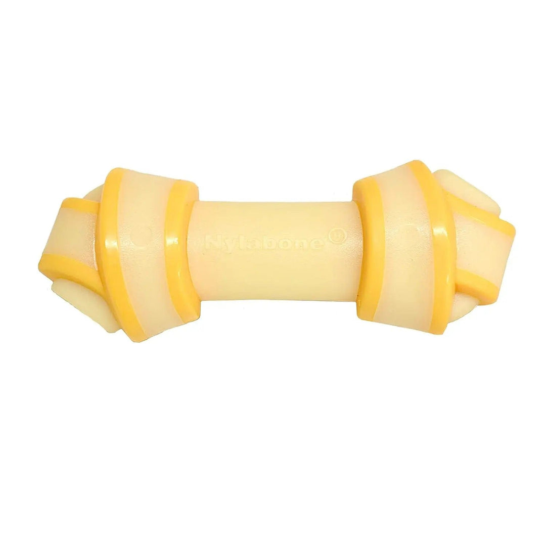 Knotted bone shape chewing toy for medium size dogs