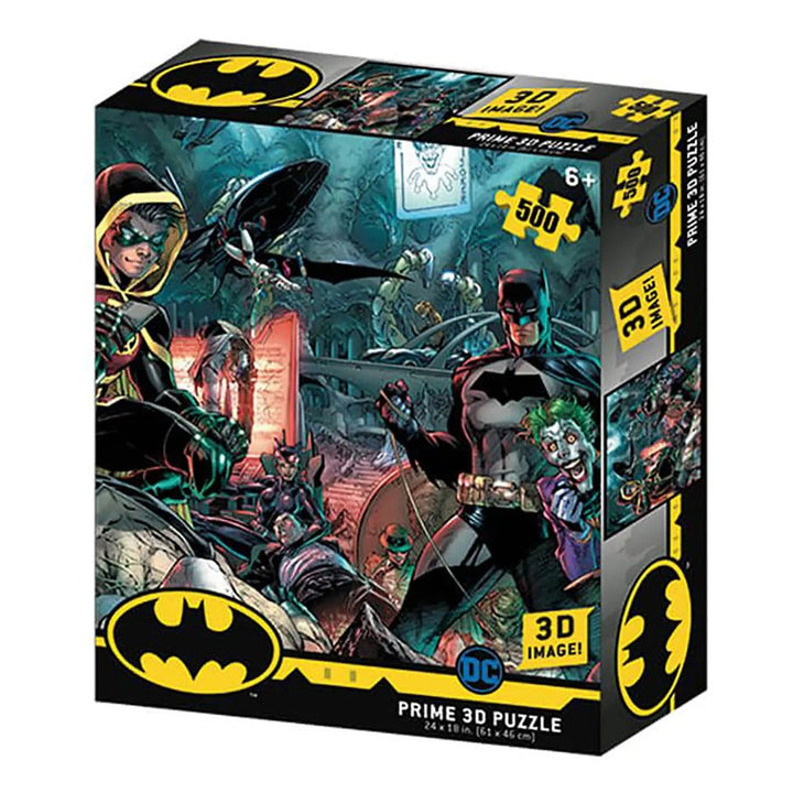 DC Comics Batman and Robin Prime 3D jigsaw puzzle with 500 pieces