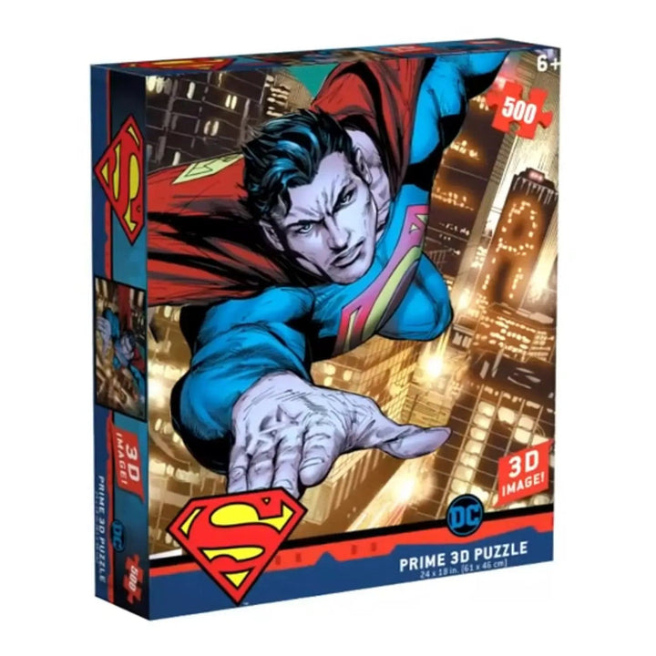 Superman Prime 3D jigsaw puzzle with 500 pieces