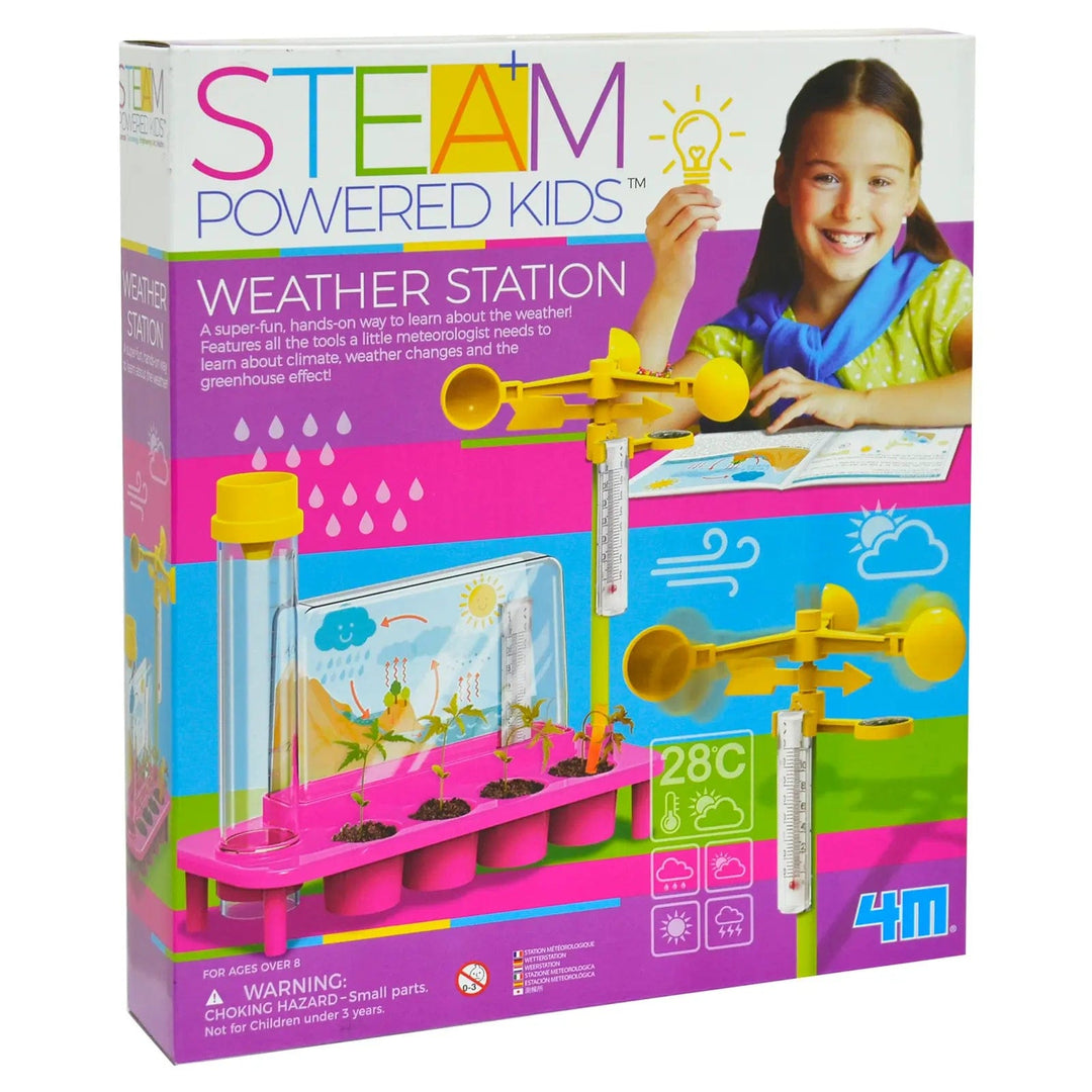 STEAM Powered Kids weather station box packaging