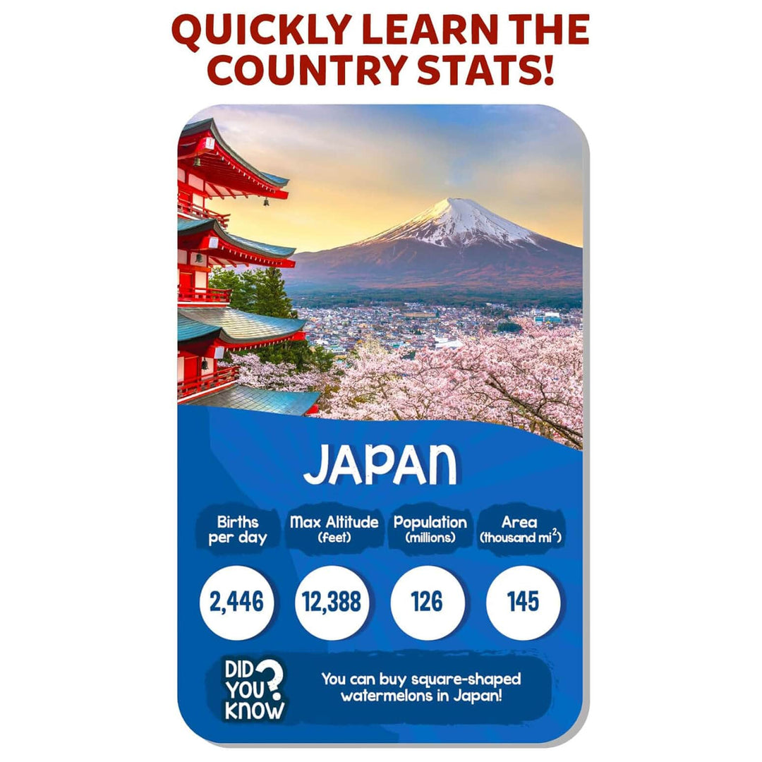 Rank Up Countries of the World Japan card
